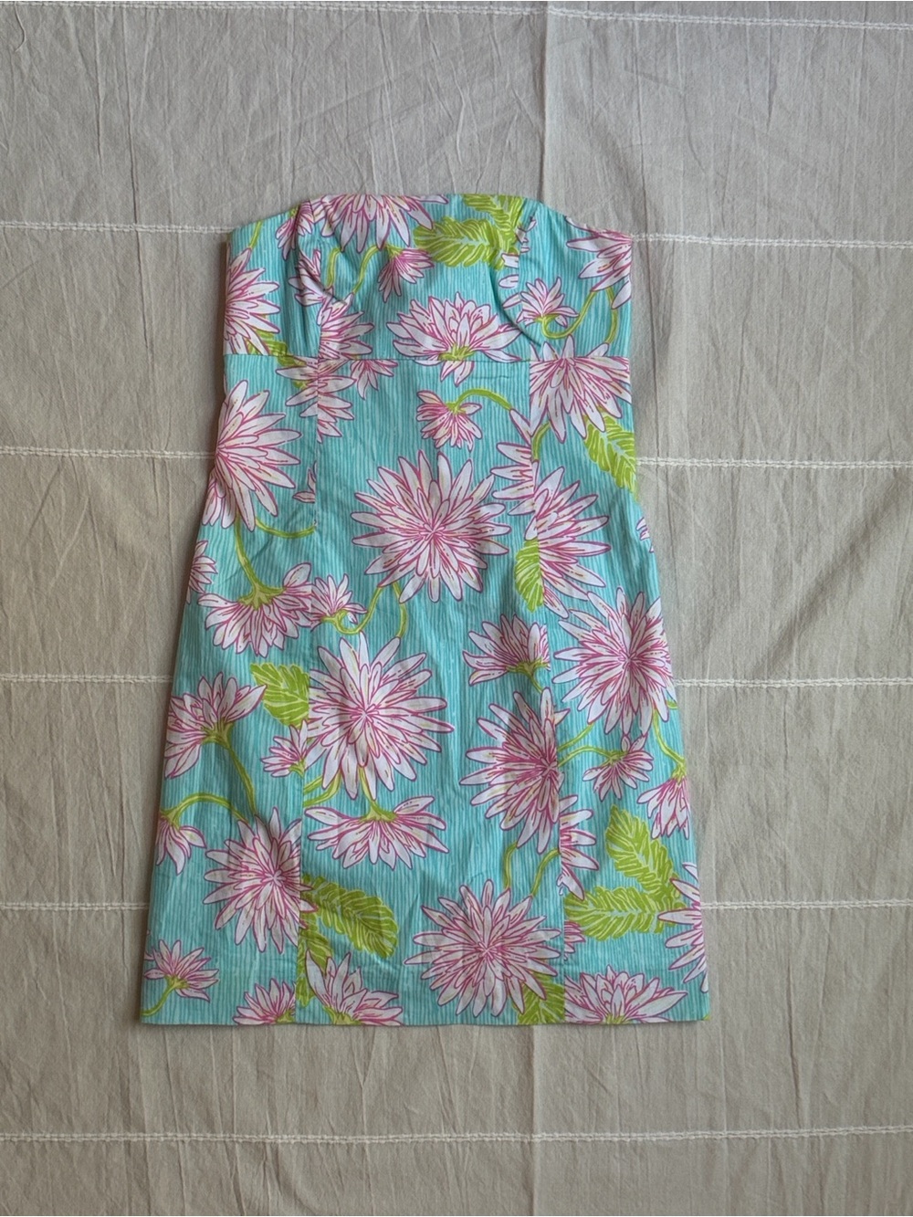 Lilly Pulitzer All Dahled Up Strapless Dress